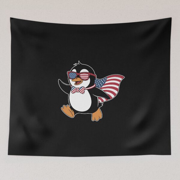 Item preview, US Flag Penguin 4th Of July Patriotic Penguin Men Women Kids 2 designed and sold by AvagondaMind.