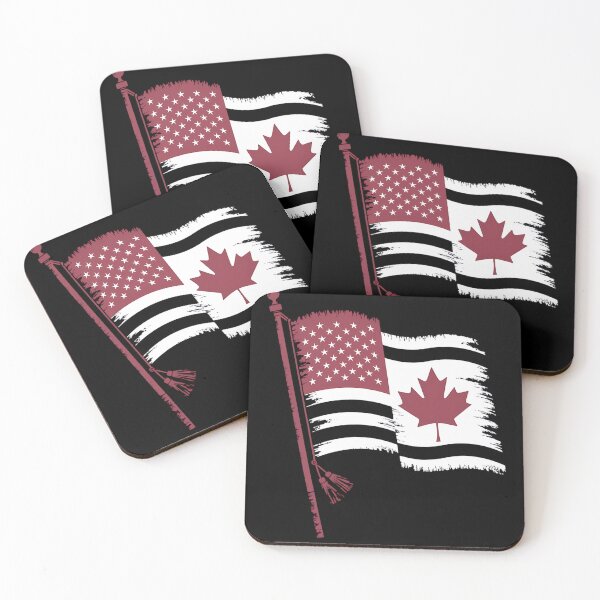 Item preview, USA American Canada Flag Canadian designed and sold by AvagondaMind.