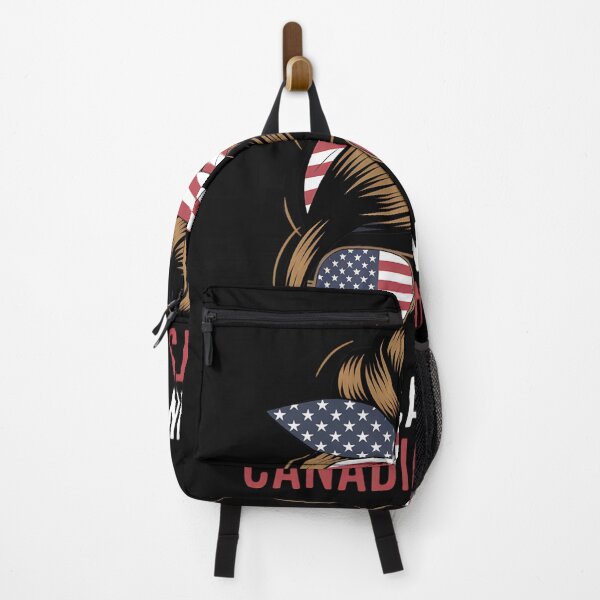 Item preview, USA American Grown Canadian Roots Canada Flag designed and sold by AvagondaMind.