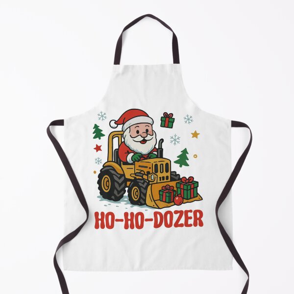 Item preview, Construction Christmas Santa Ho Ho Dozer Excavator Truck designed and sold by jakaun.