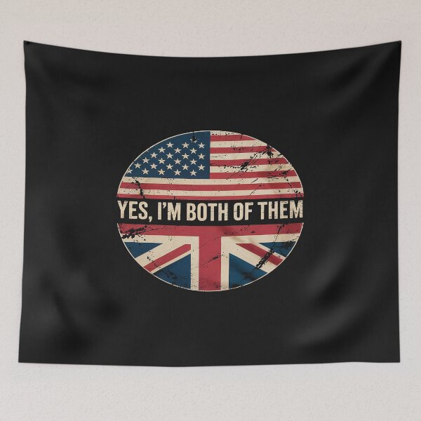 Item preview, USA Flag United Kingdom Heritage designed and sold by AvagondaMind.