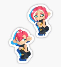 Octoling boy and girl stickers Sticker