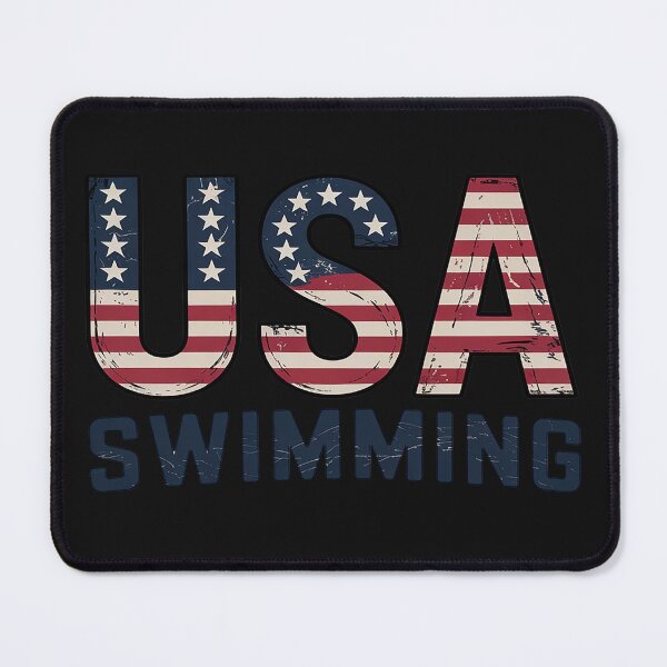 Item preview, USA Swimming American Flag Team Sport Athlete Support designed and sold by AvagondaMind.