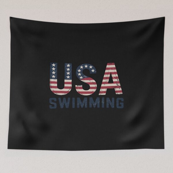 Item preview, USA Swimming American Flag Team Sport Athlete Support designed and sold by AvagondaMind.