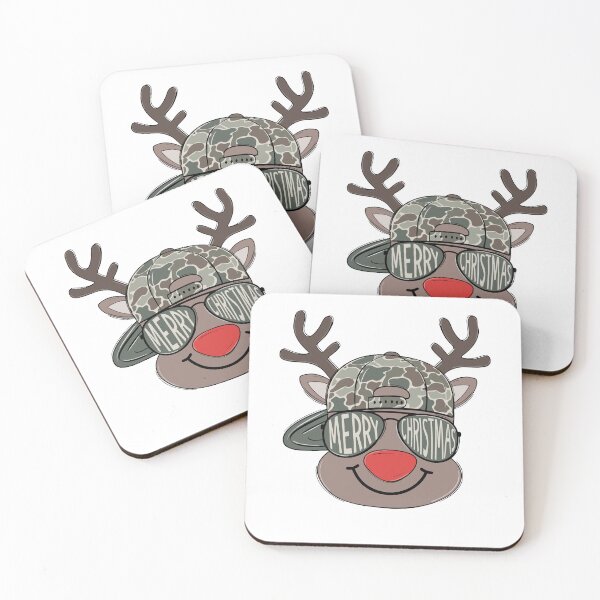 Item preview, Christmas Reindeer Camo Deer Hunting Reindeer Xmas Boys Men designed and sold by jakaun.