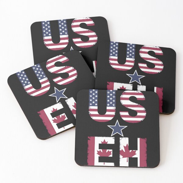 Item preview, USEH America Canada Flag, Funny Simple American Canadian designed and sold by AvagondaMind.