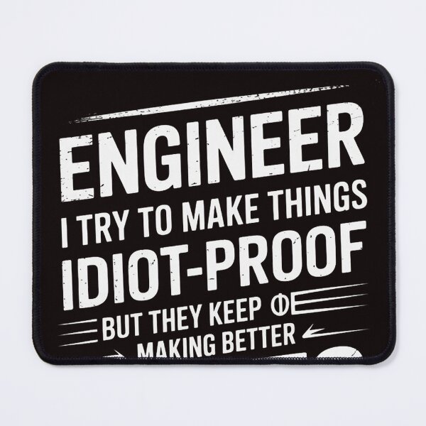 Item preview, Engineer I Try To Make Things Idiot Proof designed and sold by RopboxRone.