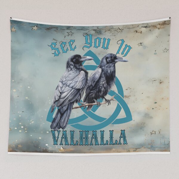 Item preview, Huginn and Muninn – See You in Valhalla designed and sold by MysticOzzy.