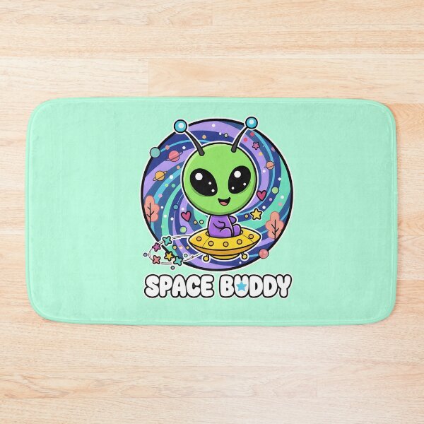 Item preview, Cute Kawaii Alien – Space Buddy UFO Cartoon Design designed and sold by Ekracreatives.