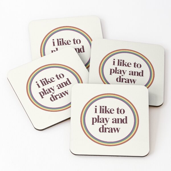 Item preview, i like to play and draw designed and sold by dancyvess.