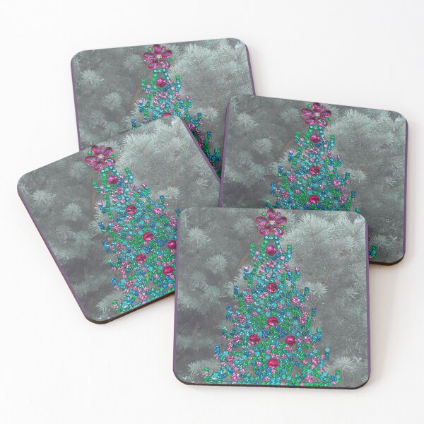 Item preview, Rhinestone Christmas tree in pine forest glistens bright designed and sold by MYTOPSHELF.