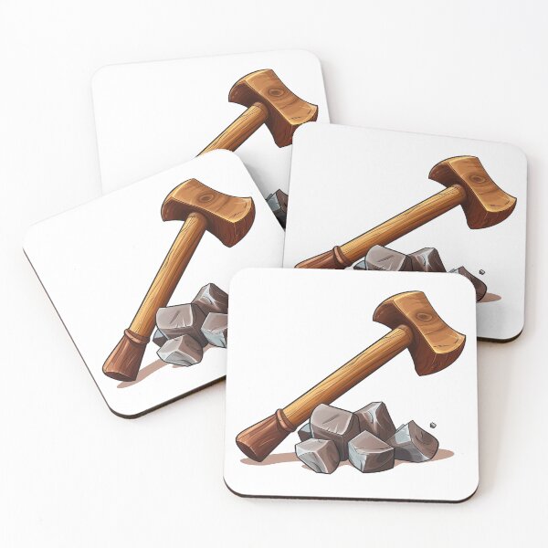 Item preview, Wooden Axe Rock Pile designed and sold by New-School-Wave.