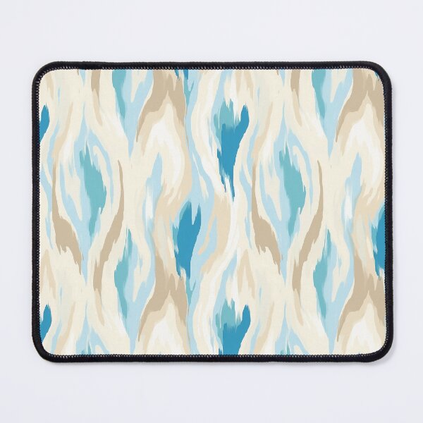 Item preview, Blue Beige Abstract Waterfall Pattern designed and sold by Eclectic Monkey.