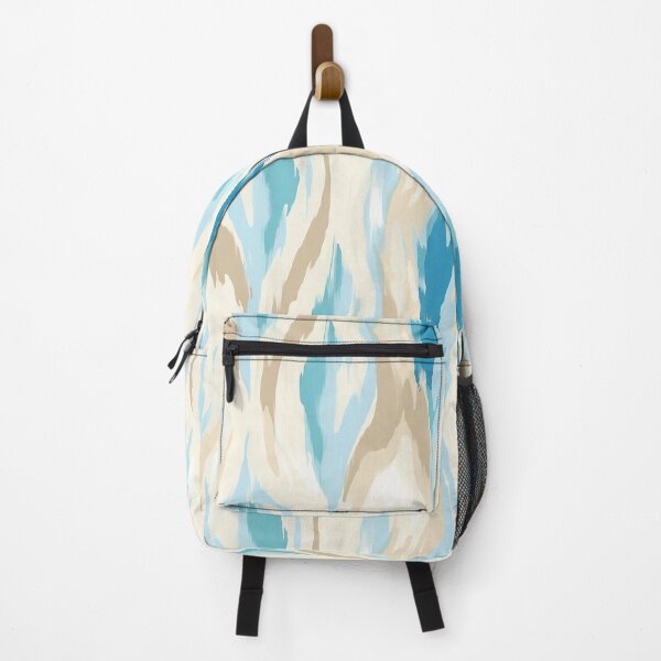 Item preview, Blue Beige Abstract Waterfall Pattern designed and sold by Eclectic Monkey.