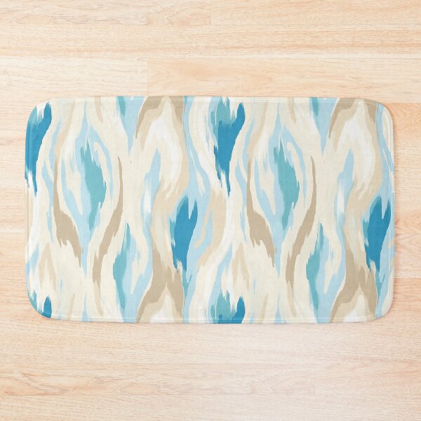 Item preview, Blue Beige Abstract Waterfall Pattern designed and sold by Eclectic Monkey.