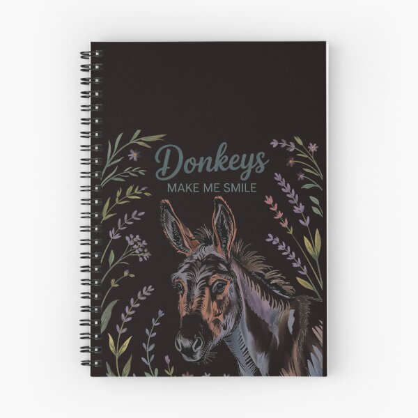 Item preview, Donkeys Make Me Smile Cute Miniature DonkeyTail Lovers designed and sold by RopboxRone.