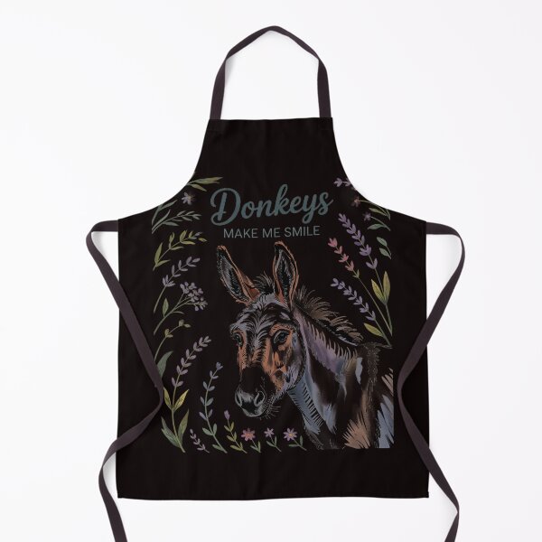 Item preview, Donkeys Make Me Smile Cute Miniature DonkeyTail Lovers designed and sold by RopboxRone.