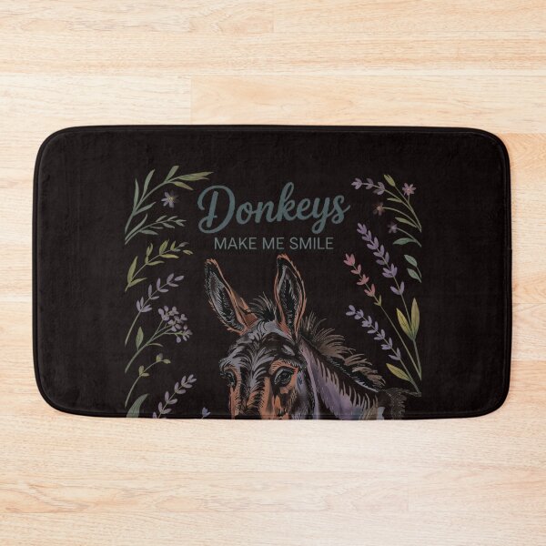Item preview, Donkeys Make Me Smile Cute Miniature DonkeyTail Lovers designed and sold by RopboxRone.