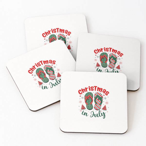 Item preview, Christmas In July Flip Flops Xmas Summer Beach Men Women designed and sold by cawtoon.
