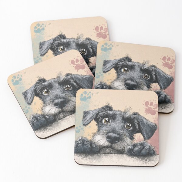 Item preview, Cesky Terrier Peeking over Wall 01 designed and sold by Elisabeth Lucas.