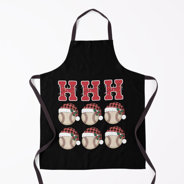 Item preview, Ho-Ho-Ho Santa Red Plaid Claus Christmas Pajama Baseball designed and sold by FranzFriesen.