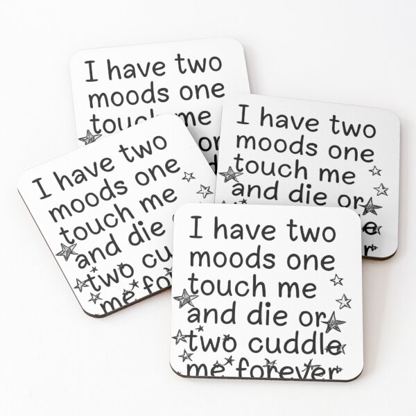 Item preview, Two Moods Shirt • Touch Me and Die or Cuddle Me Forever • Funny Mood Swing Tee designed and sold by emmisdesigns25.