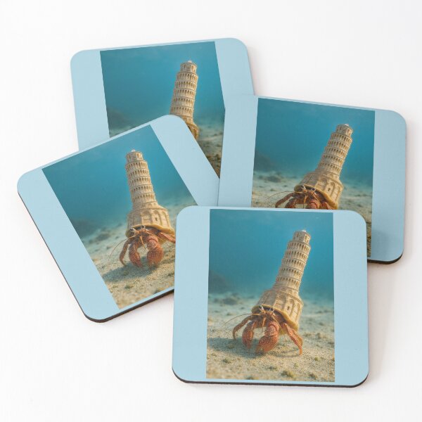 Item preview, Hermit Crab Lives in Leaning Tower of Pisa designed and sold by Tridentulus.