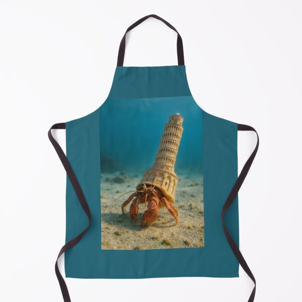 Item preview, Hermit Crab Lives in Leaning Tower of Pisa designed and sold by Tridentulus.