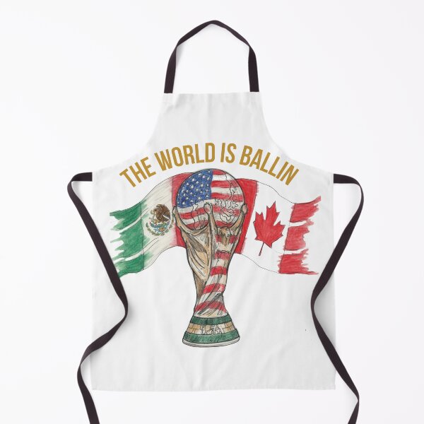 Item preview, The World is Ballin - hand-drawn style designed and sold by tekaoriginals.