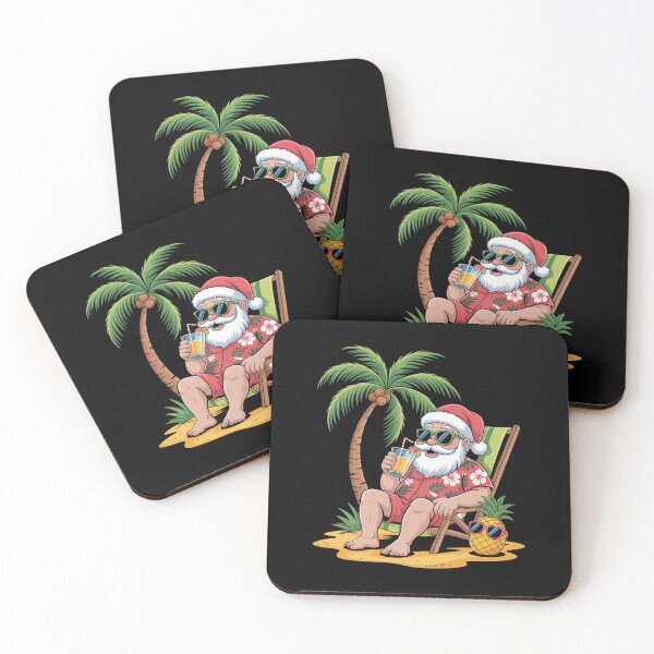 Item preview, Hawaiian Christmas Santa Claus Party Aloha Holiday Beach designed and sold by MinaReinger.