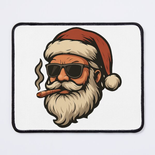Item preview, Bad Santa Refer– Retro Christmas Artwork designed and sold by ThreadLevelDrip.