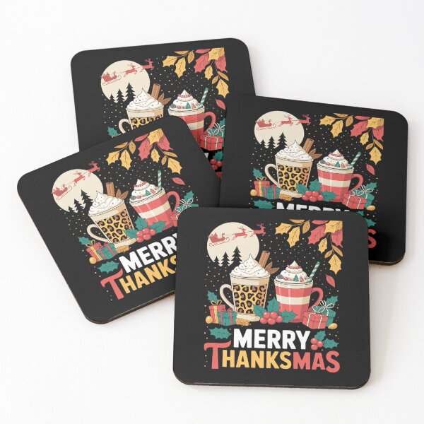 Item preview, Happy Thanksgiving Merry Christmas Happy Thanksmas Coffee designed and sold by FranzFriesen.