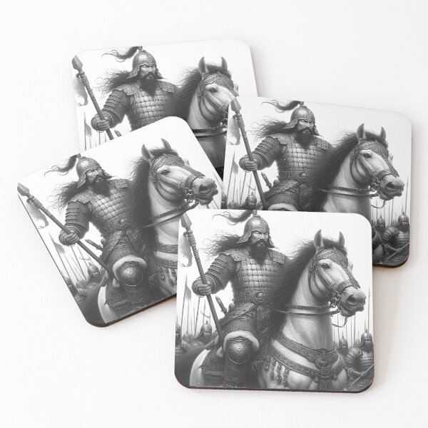Item preview, Gengis Khan designed and sold by GalleryBrisArt.