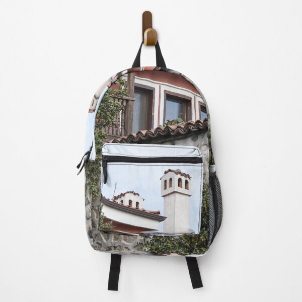 Item preview, Traditional Revival House Hidden Behind High Stone Wall designed and sold by Georgia Mizuleva.