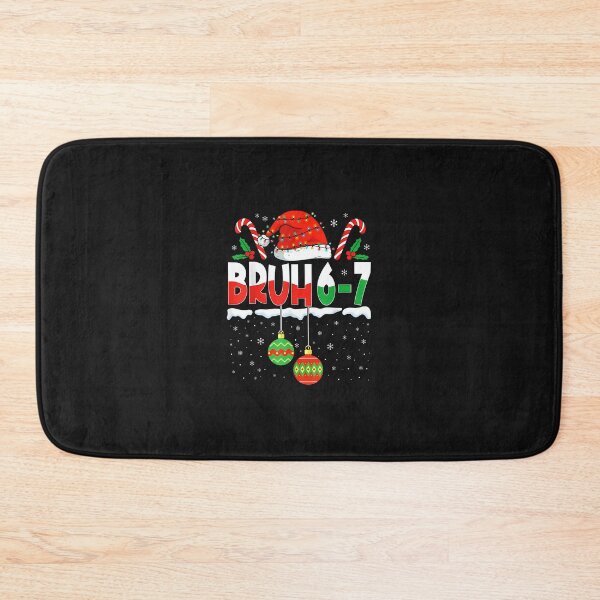 Item preview, Bruh 67 Six Seven Meme Gen Alpha Slang Merry Christmas Men designed and sold by cawtoon.