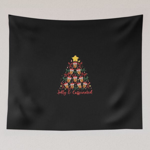 Item preview, Jolly And Caffeinated Christmas Tis The Season Men Women designed and sold by cawtoon.