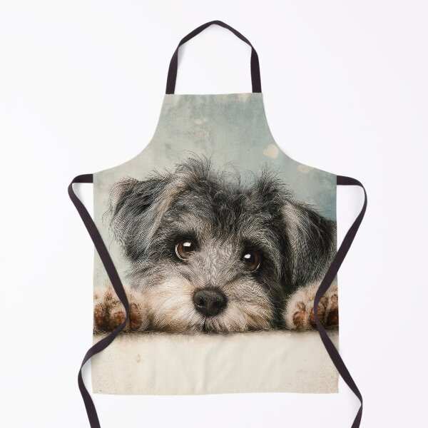 Item preview, Dandie Dinmont Terrier Peeking over Wall 02 designed and sold by Elisabeth Lucas.