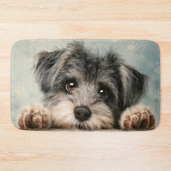 Item preview, Dandie Dinmont Terrier Peeking over Wall 02 designed and sold by Elisabeth Lucas.