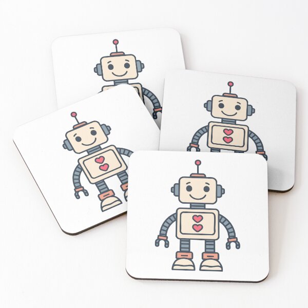 Item preview, Lovebot Activated — Friendly Robot Emblem designed and sold by UptownMax.