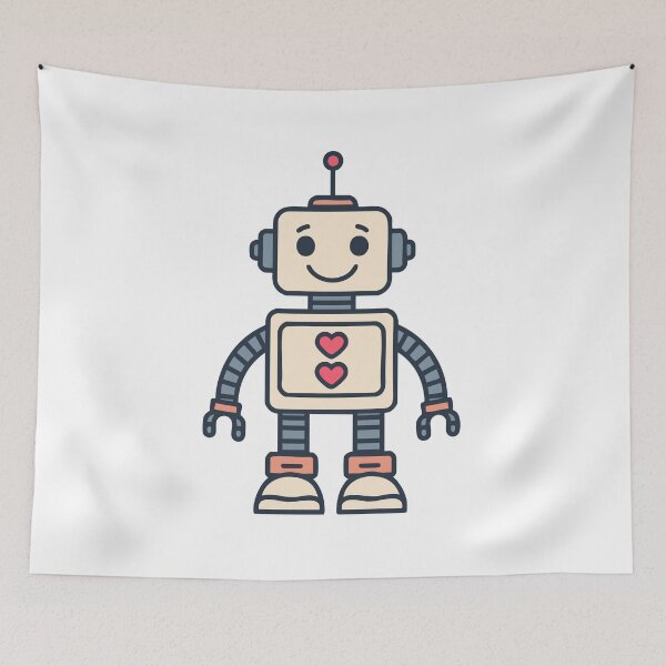 Item preview, Lovebot Activated — Friendly Robot Emblem designed and sold by UptownMax.