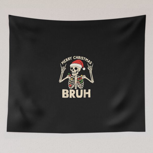 Item preview, Christmas Bruh Rocker Skeleton Funny Xmas Men Women Kids designed and sold by cawtoon.