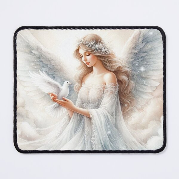 Item preview, Ethereal Angel with Dove designed and sold by Angelstkw.