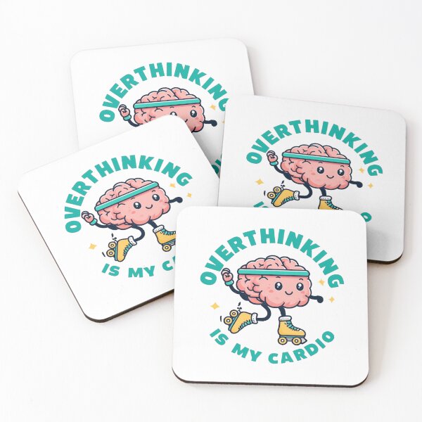 Item preview, Overthinking Is My Cardio Shirt • Funny Brain Quote Tee • Mental Chaos Graphic designed and sold by emmisdesigns25.