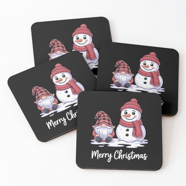 Item preview, Gnome Merry Christmas Red Buffalo Plaid Pattern XMas Snowman designed and sold by RayArmstrong.