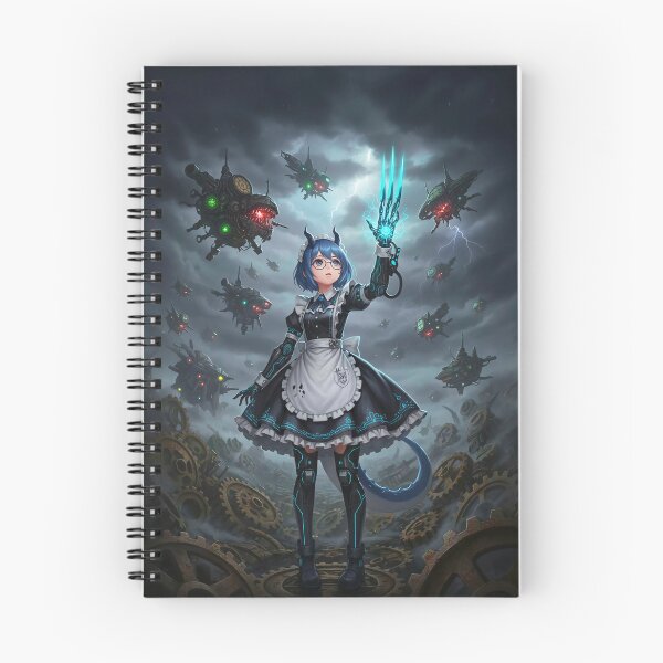 Item preview, Blue Dragon Maid: The Gear Guardian designed and sold by DomeGeekArt.