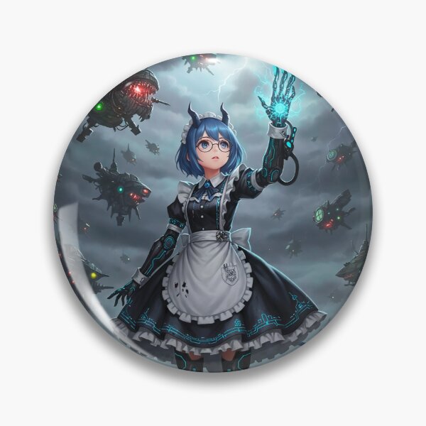 Item preview, Blue Dragon Maid: The Gear Guardian designed and sold by DomeGeekArt.