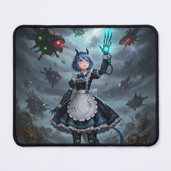 Item preview, Blue Dragon Maid: The Gear Guardian designed and sold by DomeGeekArt.