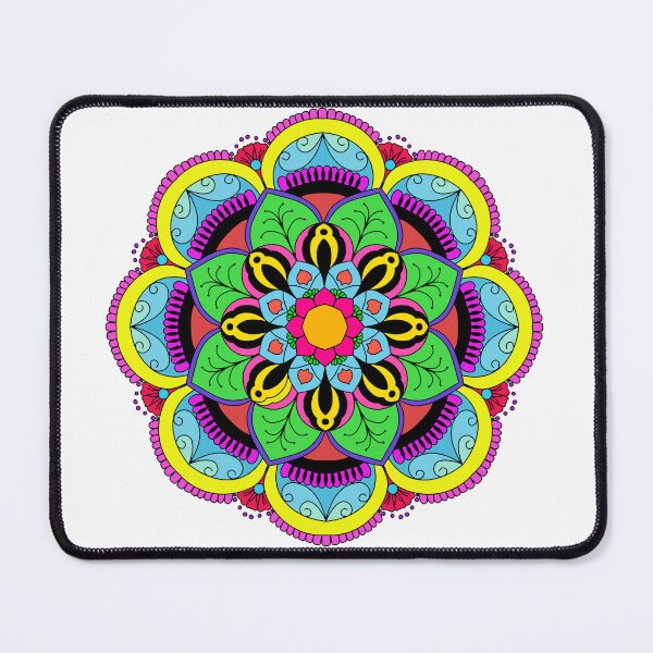 Item preview, Detailed Spiritual Lotus Flower Mandala Art designed and sold by Nara2560.