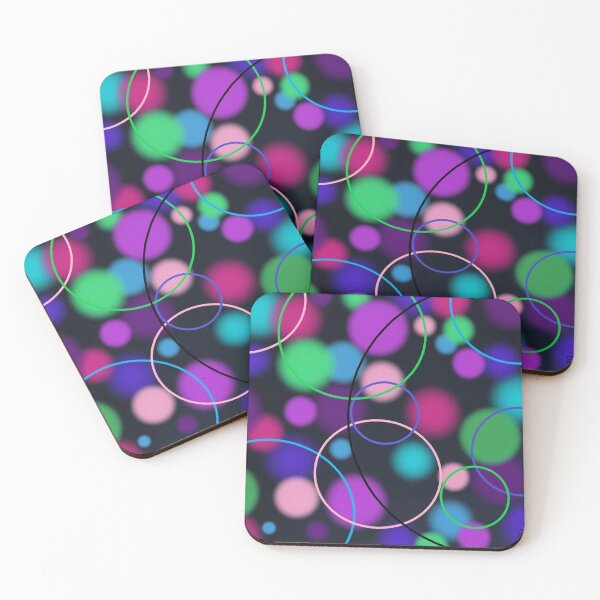 Item preview, Bold Colorful Circles & Orbs - Dynamic Abstract designed and sold by ABG Inspirational Art.