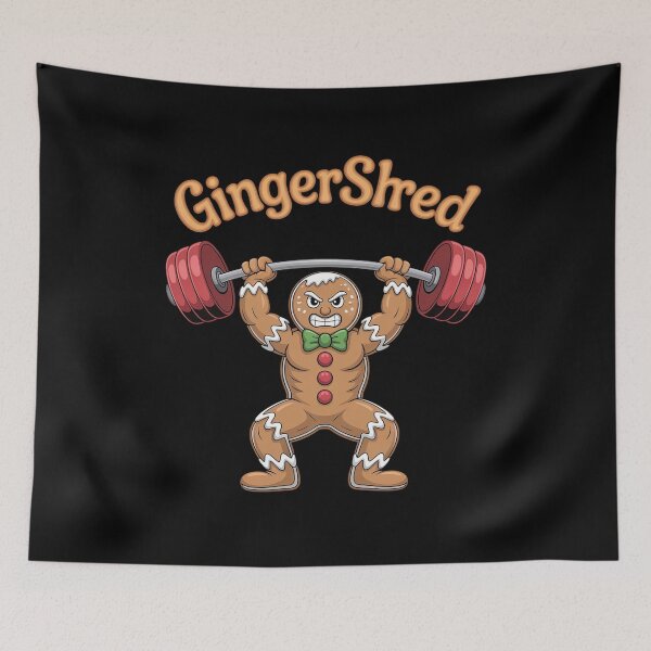 Item preview, GingerShred Gingerbread Workout Pjs Christmas Xmas Men designed and sold by RansomFlatley.